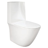 Fienza 616426WA Sensation Flush Back to Wall Toilet Suite, S Trap, White