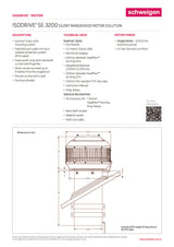 Schweigen CLUM212SE 120cm Non Silent BBQ Undermount Single Motor Rangehood, 3200m3/hr, Stainless Steel