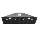 Schweigen UM1390-12BSP 120cm Silent Undermount Deep Rangehoood, 1600m3/hr, Matte Black