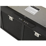 Schweigen UM1390-12BSP 120cm Silent Undermount Deep Rangehoood, 1600m3/hr, Matte Black