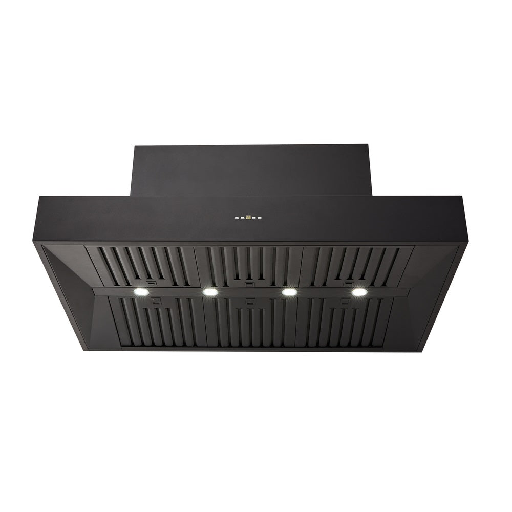 Schweigen CL7372BSP2 120cm Silent BBQ Canopy, Twin Motor, 3000m3/hr, Black