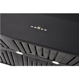 Schweigen CL7372B 120cm Non Silent BBQ Canopy, Twin Motor, 2500m3/hr, Black