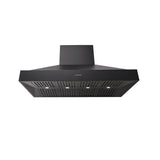 Schweigen CL8915B 150cm Non Silent BBQ Canopy, Twin Inbuilt Motors, 2500m3/hr, Black