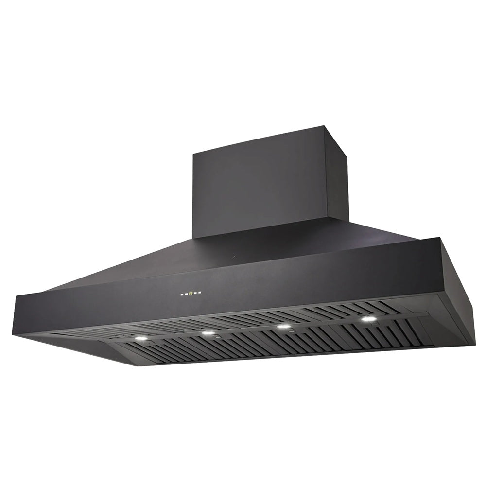 Schweigen CL8915BSE2 150cm Silent BBQ Canopy, Twin Motor, 5000m3/hr, Black