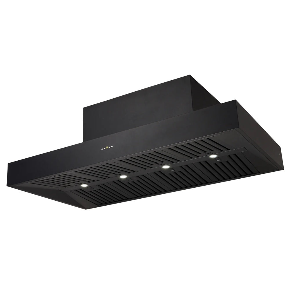 Schweigen CL7375BSE2 150cm Silent BBQ Canopy, Twin Motor, 5000m3/hr, Black