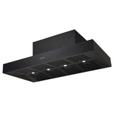 Schweigen CL7375BSE2 150cm Silent BBQ Canopy, Twin Motor, 5000m3/hr, Black