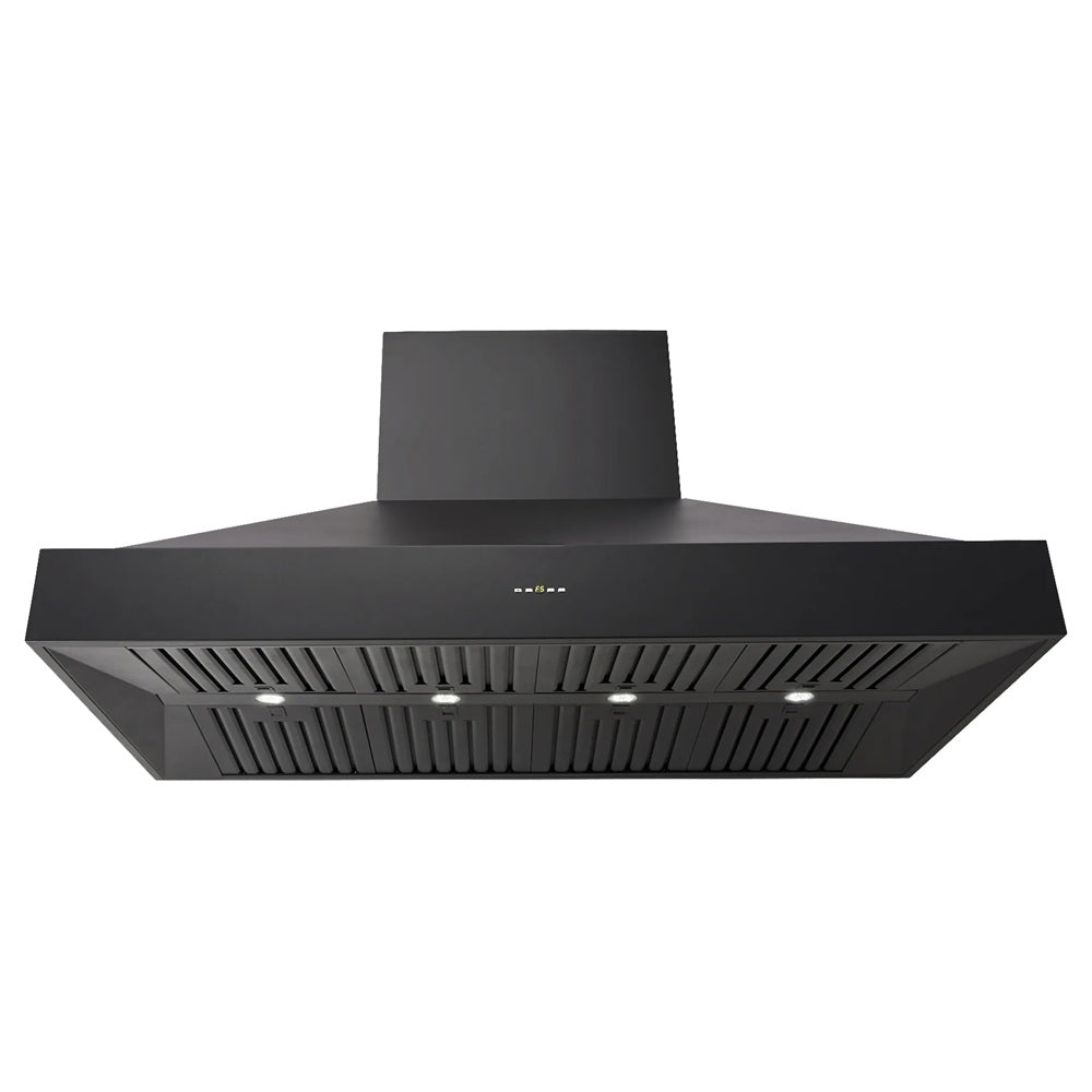 Schweigen CL8915BSE2 150cm Silent BBQ Canopy, Twin Motor, 5000m3/hr, Black