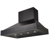 Schweigen CL8912BSE2 120cm Silent BBQ Canopy, Twin Motor, 5000m3/hr, Black