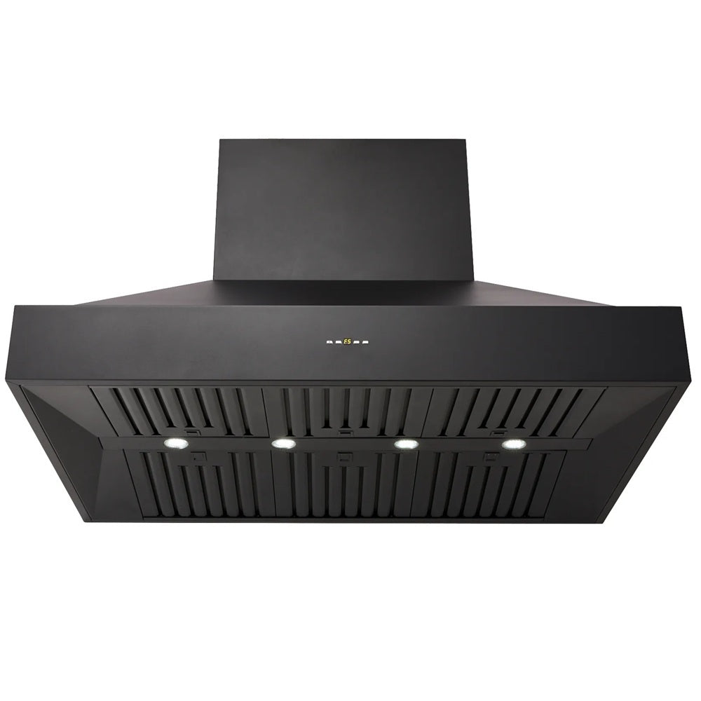 Schweigen CL8912BSE2 120cm Silent BBQ Canopy, Twin Motor, 5000m3/hr, Black