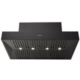 Schweigen CL7372BSE2 120cm Silent BBQ Canopy, Twin Motor, 5000m3/hr Black