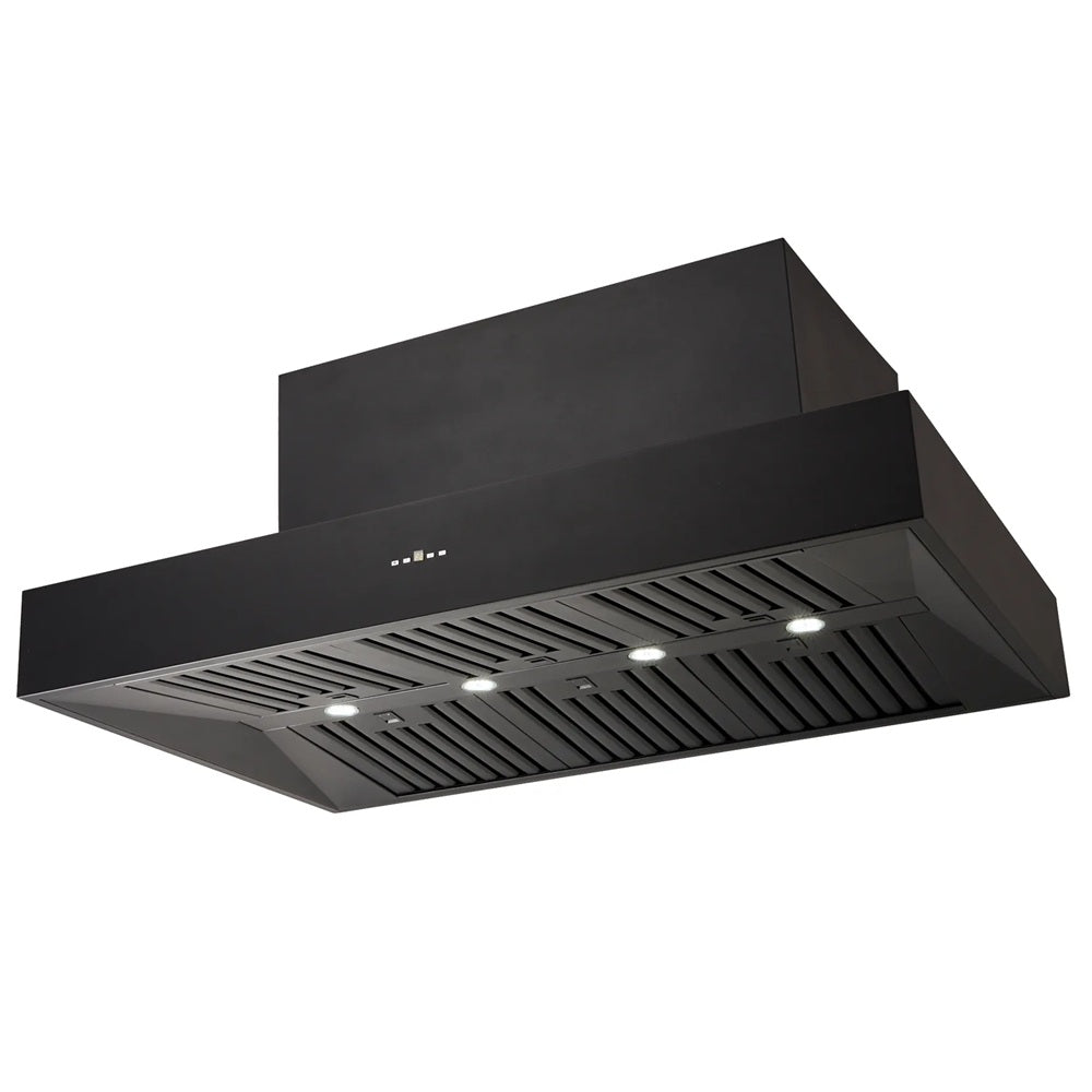 Schweigen CL7372BSE2 120cm Silent BBQ Canopy, Twin Motor, 5000m3/hr Black