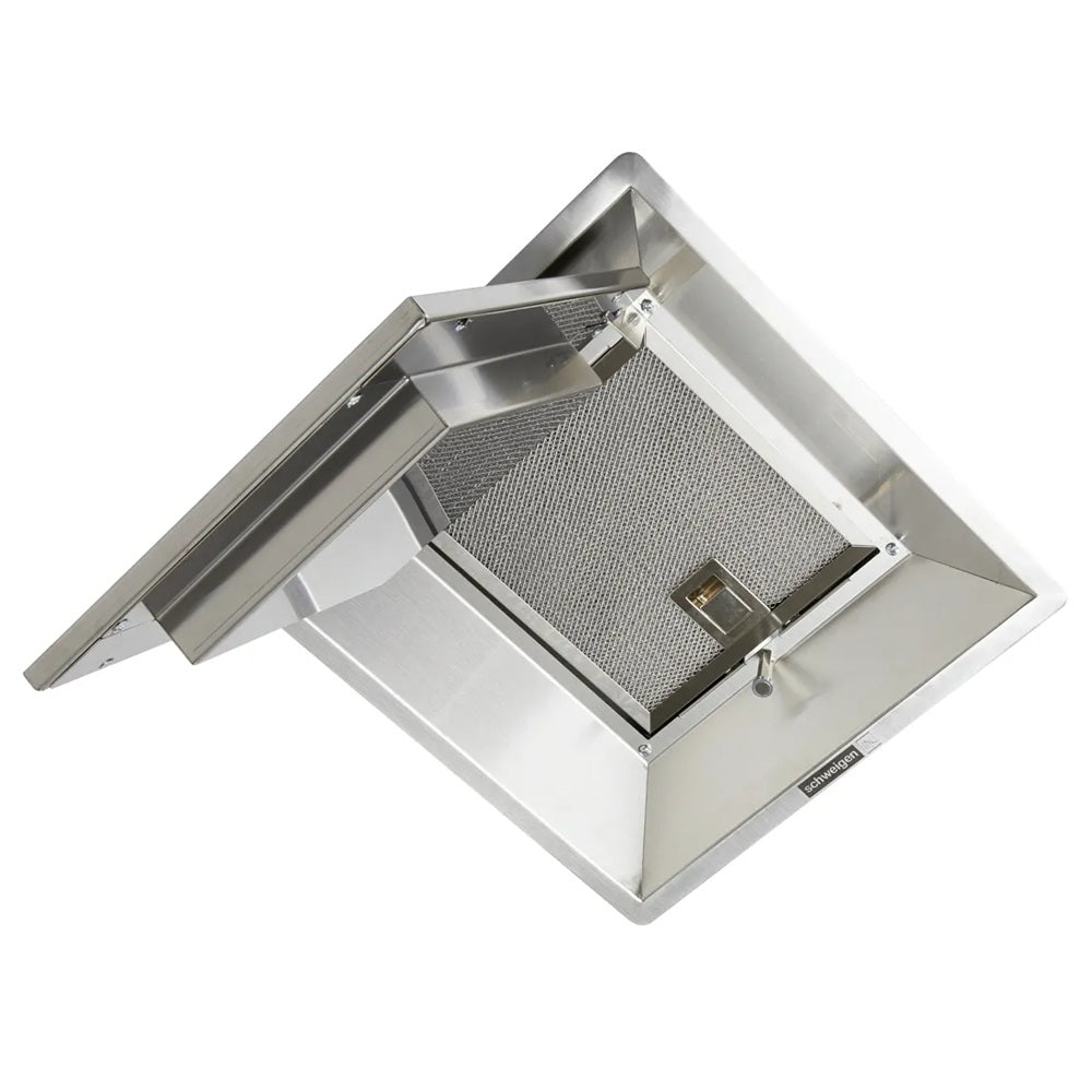 Schweigen CC-PARA4SE2 Modular Ceiling Cassette Rangehood x4 with 5000M3/Hr Twin Motor, Stainless Steel