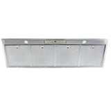Schweigen UM1390-12SINL 120cm Silent Inline Motor Undermount Rangehood, 1600m3/hr, Stainless Steel