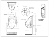 Caroma 665102W Integra Wall Hung Urinal