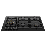 AEG HGC9566BB 90cm Natural Gas Cooktop with Wok Burner - AEG Factory Seconds