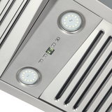 Schweigen UM-9SINL 90cm Silent Inline Motor Undermount Rangehood, 1600m3/hr, Stainless Steel