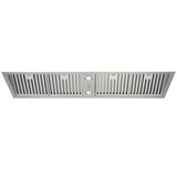 Schweigen UM-12UMSINL 120cm Silent Inline Motor Undermount Rangehood, 1600m3/hr, Stainless Steel
