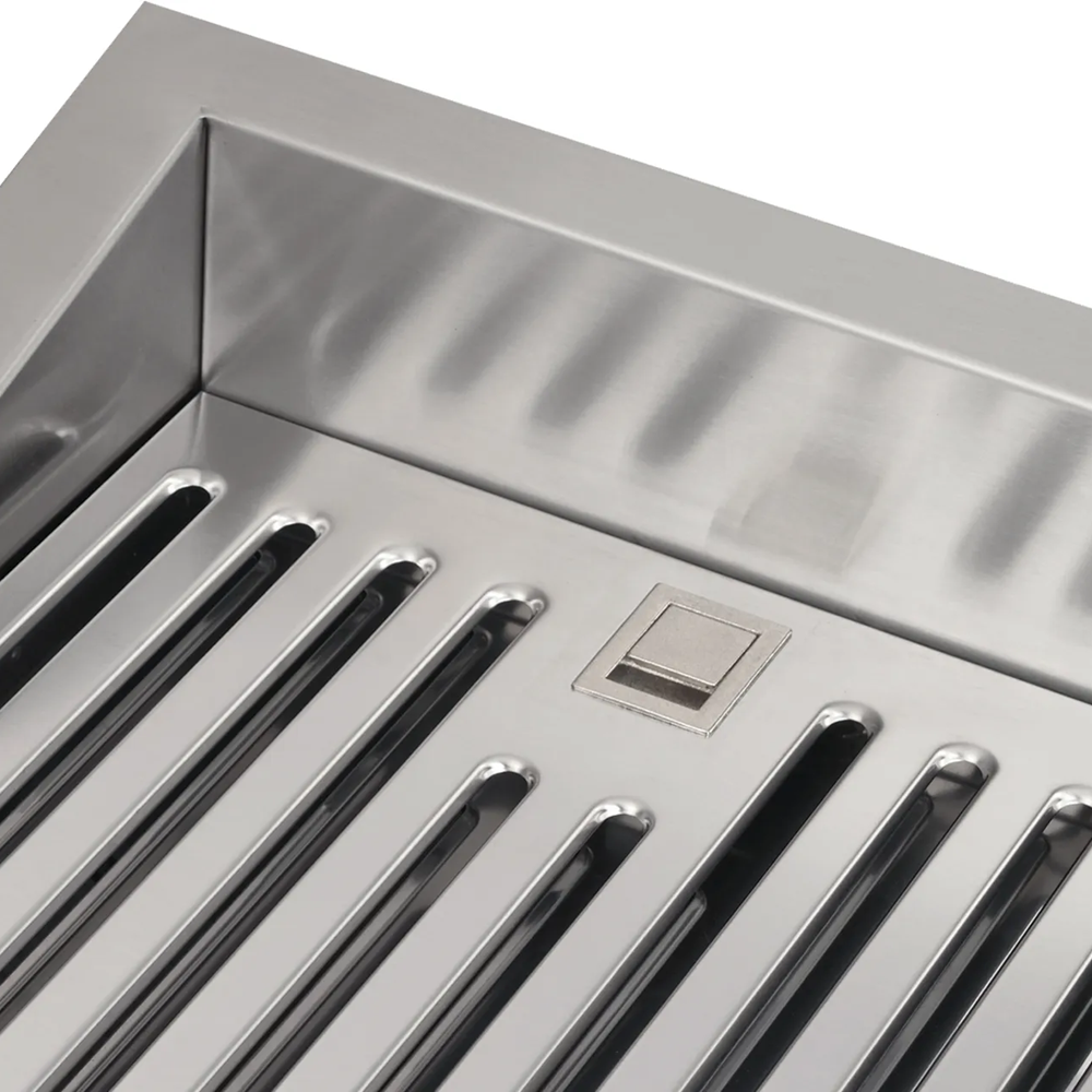 Schweigen UM-12UMSINL 120cm Silent Inline Motor Undermount Rangehood, 1600m3/hr, Stainless Steel