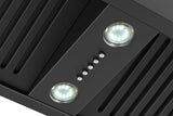 Schweigen SWU-9B 90cm Undermount Rangehood with On-Board Motor, Matte Black