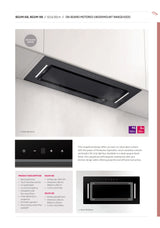 Schweigen BGUM-6B 60cm Undermount Black Rangehood, Black Glass