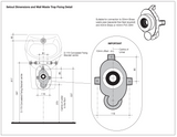 Caroma 678210W Leda Wall Hung Urinal