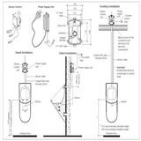 Caroma 678803 Electronic Urinal Series II Rough in Kit - Cube and Leda
