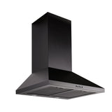Schweigen TRI-600B 90cm Non Silent Wall Mount Rangehood, 1080m3/hr, Black