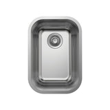 Fienza 68100 Tiva 345 Kitchen Sink, Single Bowl, Stainless Steel