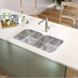 Fienza Tiva 68109 Stainless Steel Double Kitchen Sink - Special Order Undermount Sinks