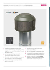 Schweigen CLUM212SE2 120cm Silent BBQ Undermount Twin Motor Rangehood, 5000m3/hr, Stainless Steel