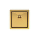 Fienza Hana 68401RB 32L Single Kitchen Sink, PVD Rugged Brass