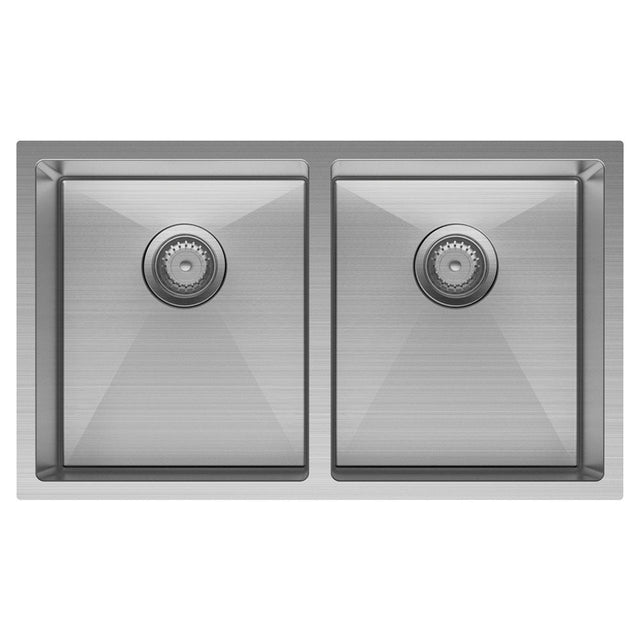 Fienza Double Bowl Kitchen Sink Stainless Steel 68403 - Special Order Top Mounted Sinks