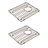 Fienza Hana 68403CO 27L/27L Double Kitchen Sink Kit, Brushed Copper