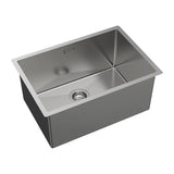 Fienza 68505 Fienza Hana Top/Undermount Sink with Overflow, Stainless Steel