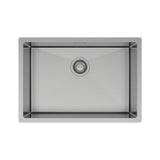 Fienza 68505 Fienza Hana Top/Undermount Sink with Overflow, Stainless Steel