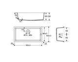 Fienza 68615W Kuro Granite 59L Single Bowl Kitchen Sink, Matte White