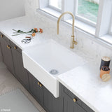 Fienza Winston 68703 Single Butler Sink Medium White 750X470X250Mm - Special Order Kitchen Sinks