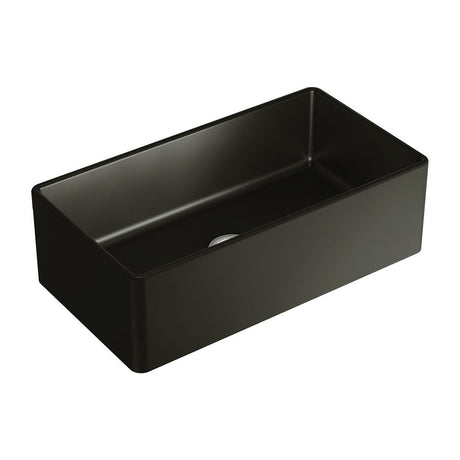 Fienza 68708 Benson Large Single Butler Sink Matte Black - Special Order Kitchen Sinks