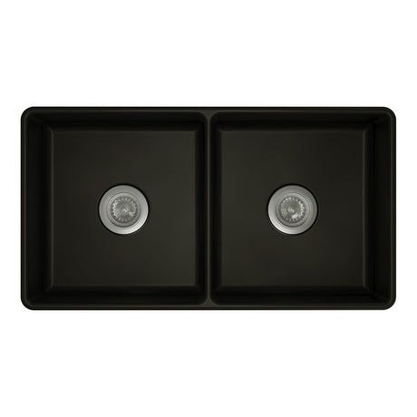 Fienza 68709 Benson Double Butler Sink Matte Black - Special Order Kitchen Sinks