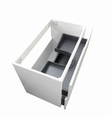 Otti Noosa Wall Hung Vanity, Satin White