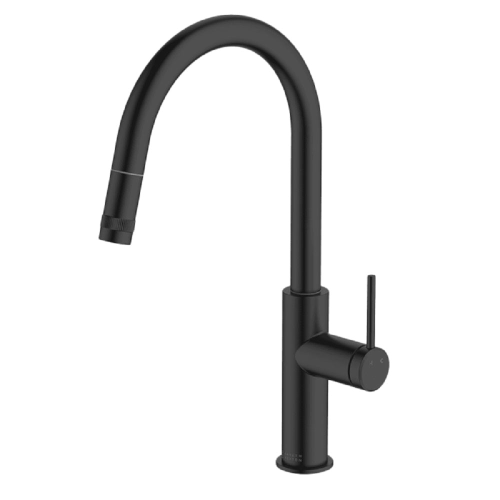 Abey Poco Kitchen Pullout Mixer, Black, 6K1-B