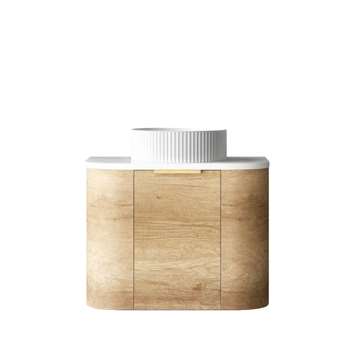 Otti Bondi Wall Hung Vanity, Natural Oak