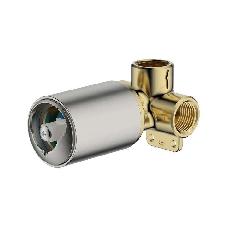 Abey Poco Shower Mixer Internal, (In Wall Body Only), Brushed Nickel, 6SH-INT-BN