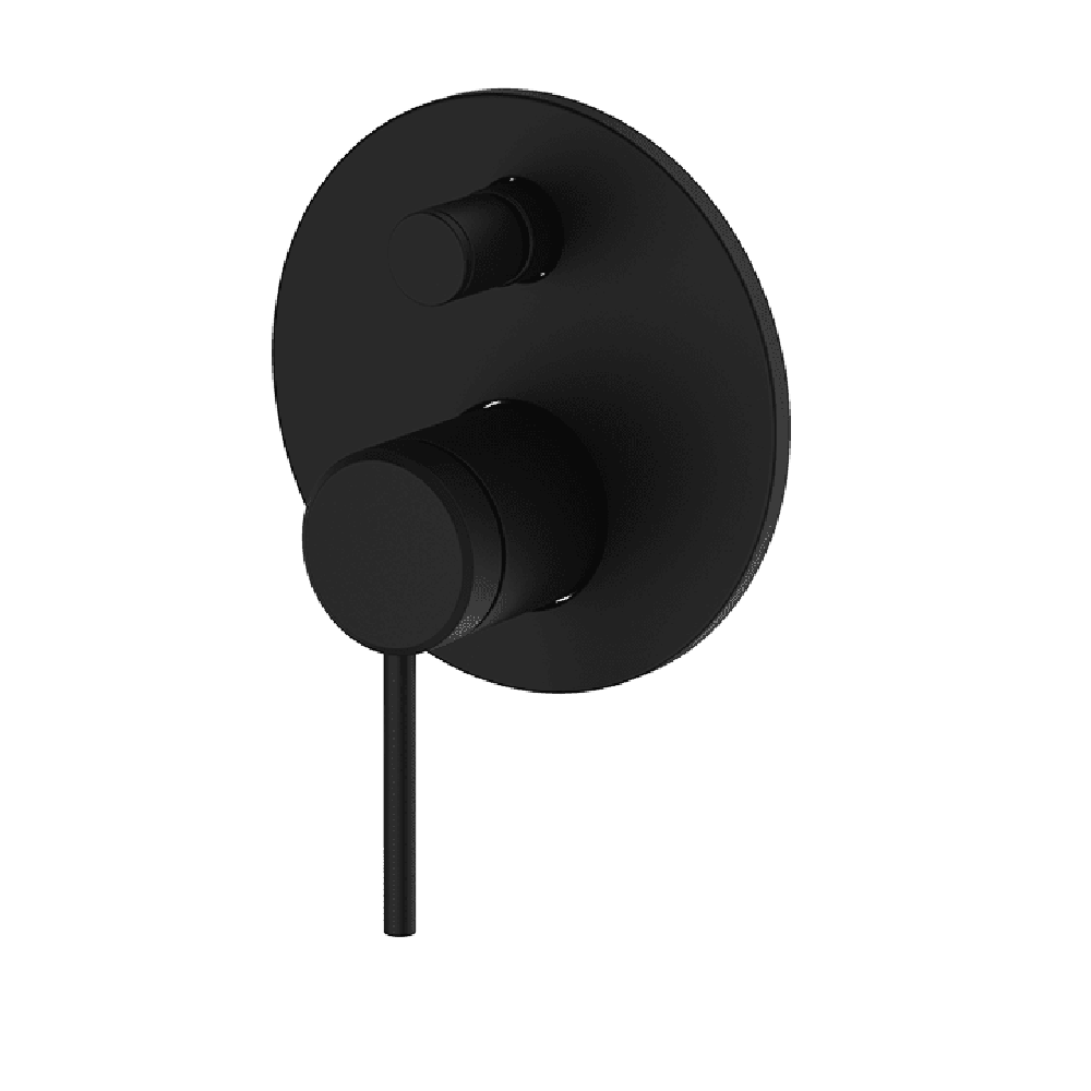 Abey Poco Diverter Mixer (Trim Kit Only)Black 6SHD-EXT-B