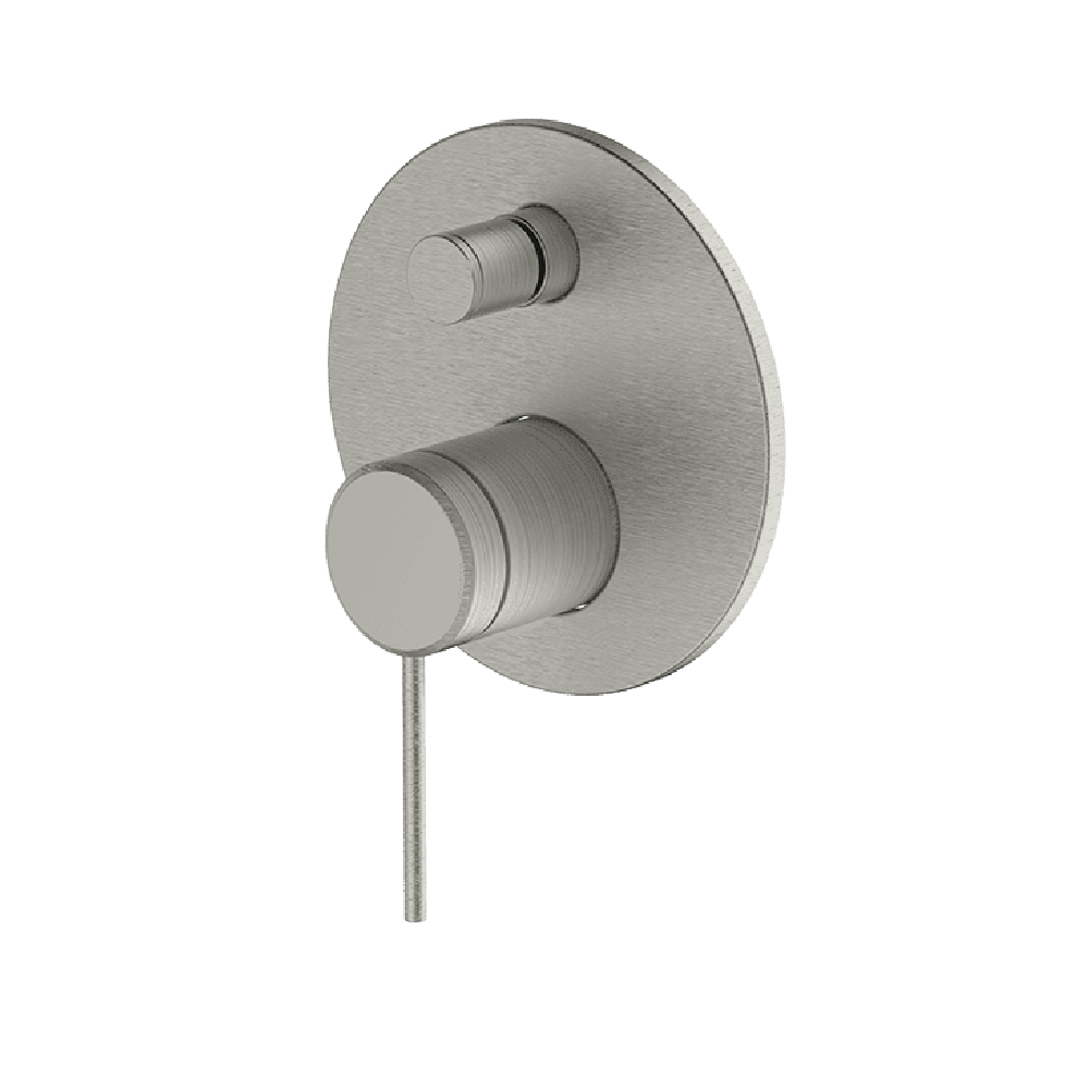 Abey Poco Diverter Mixer, (Trim Kit Only), Brushed Nickel, 6SHD-EXT-BN
