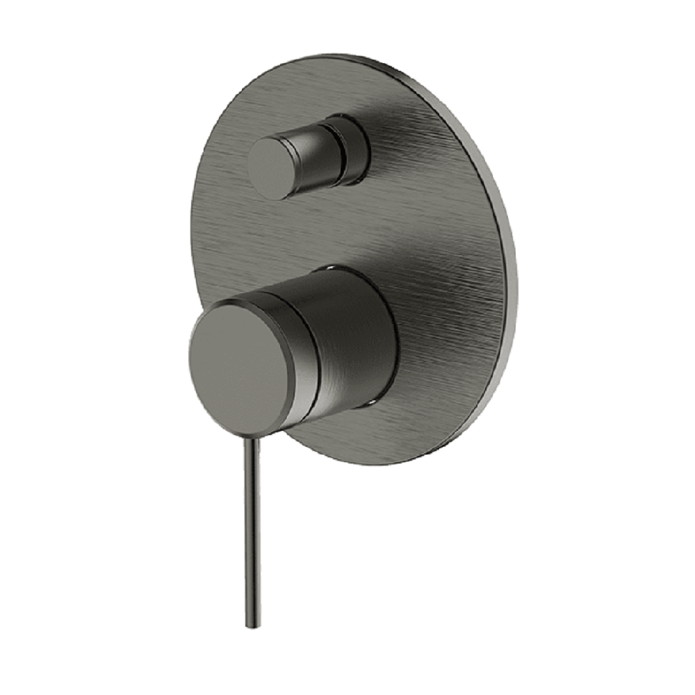 Abey Poco Diverter Mixer, (Trim Kit Only), Gunmetal, 6SHD-EXT-GM