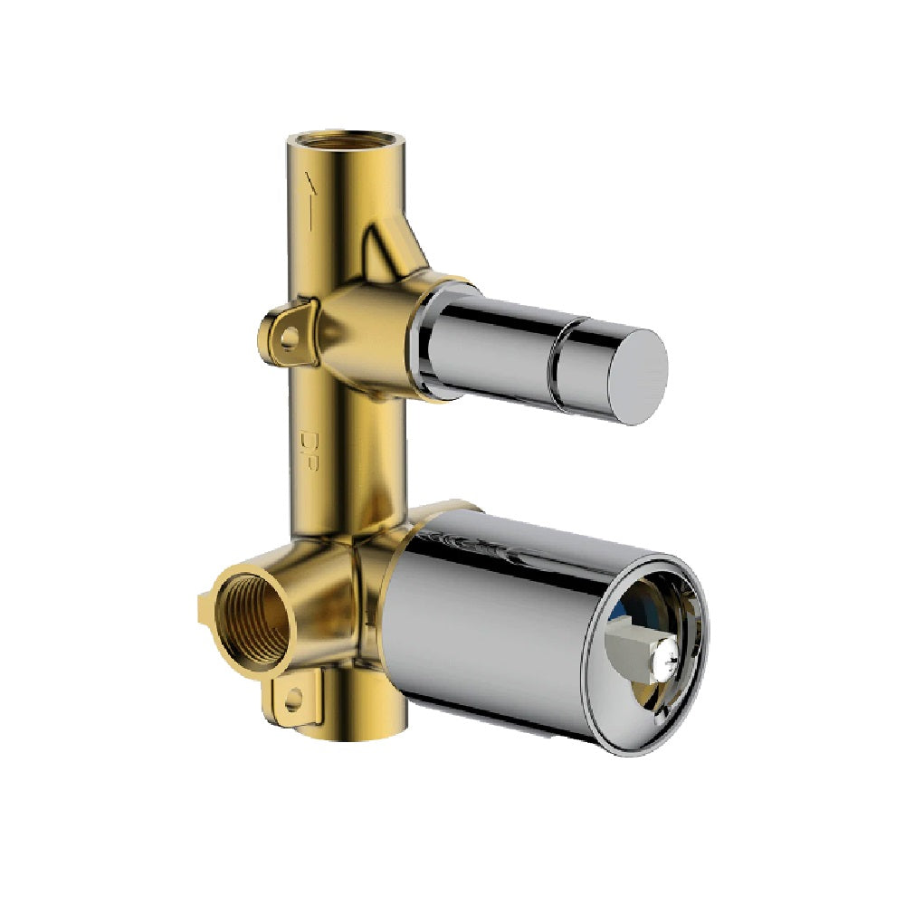 Abey Diverter Mixer Internal, (In Wall Body Only), Chrome, 6SHD-INT
