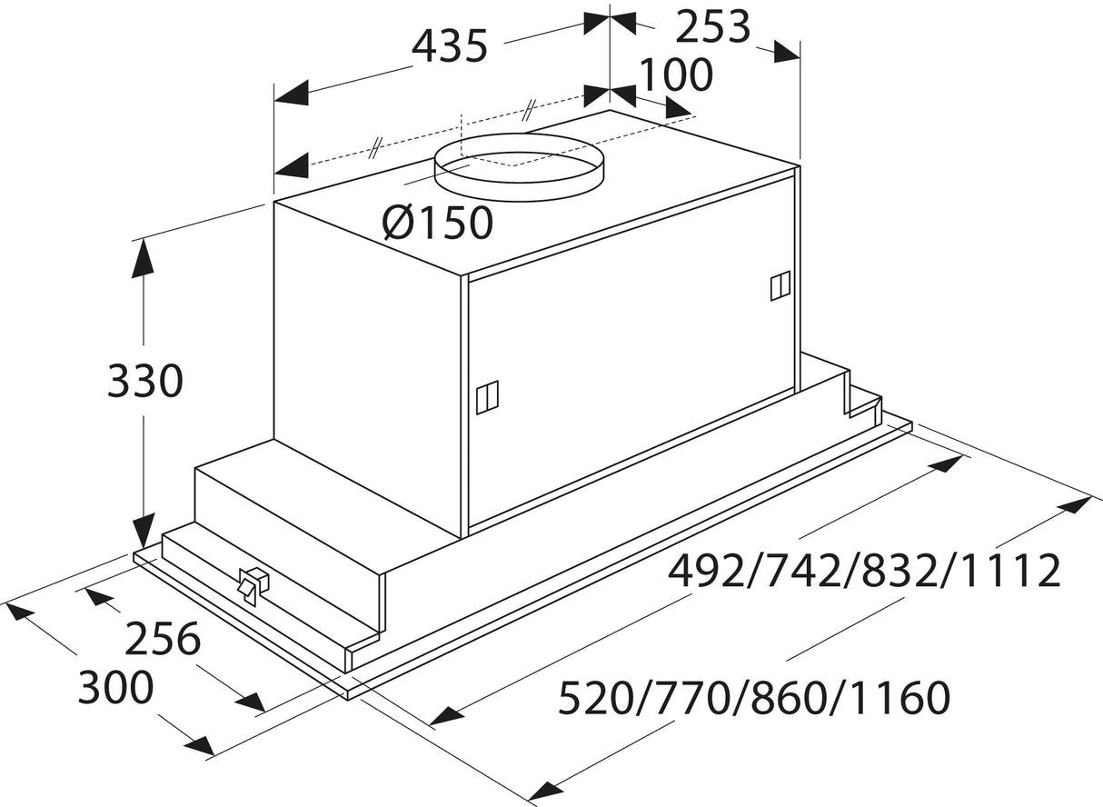 ASKO 86cm Under Cupboard Rangehood CC4927S - ASKO Seconds Discount