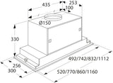 ASKO 86cm Under Cupboard Rangehood CC4927S - ASKO Seconds Discount