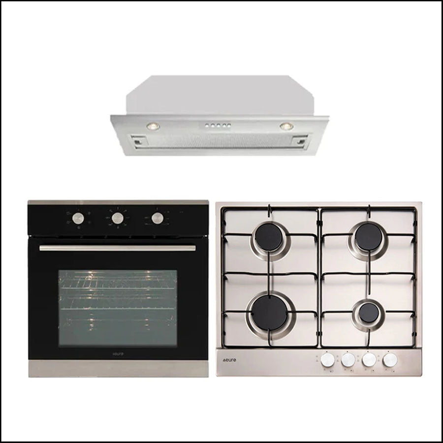 Euro Appliances Oven and Gas Cooktop and Undermount Rangehood No. 71